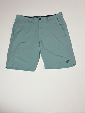 Billabong Crossfire Hybrid Shorts Mens 33 Mint Green Quick Dry Stretch